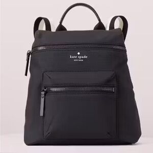 Kate Spade New York "That's The Spirit" convertible backpack in navy blue nylon